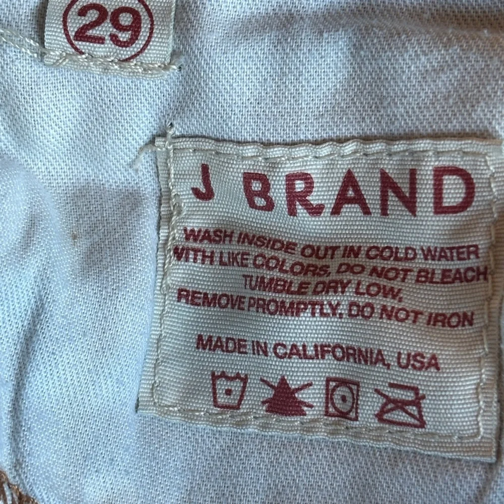 J Brand Gigi Indigo Mid Rise Cropped Flared Jeans Size 29